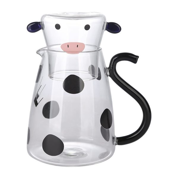 Cold Water Jug Glass Cup Cooler Cartoon Glass Jug - Image 3